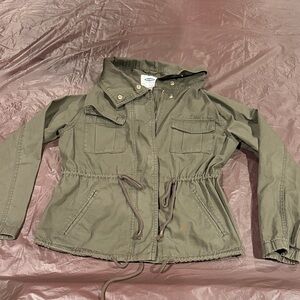 Old Navy Dark Green Utility Jacket